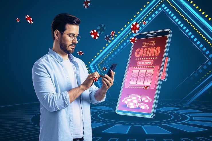 Tampilan permainan AduQ di aplikasi ios bet dengan kartu pemain dan dealer